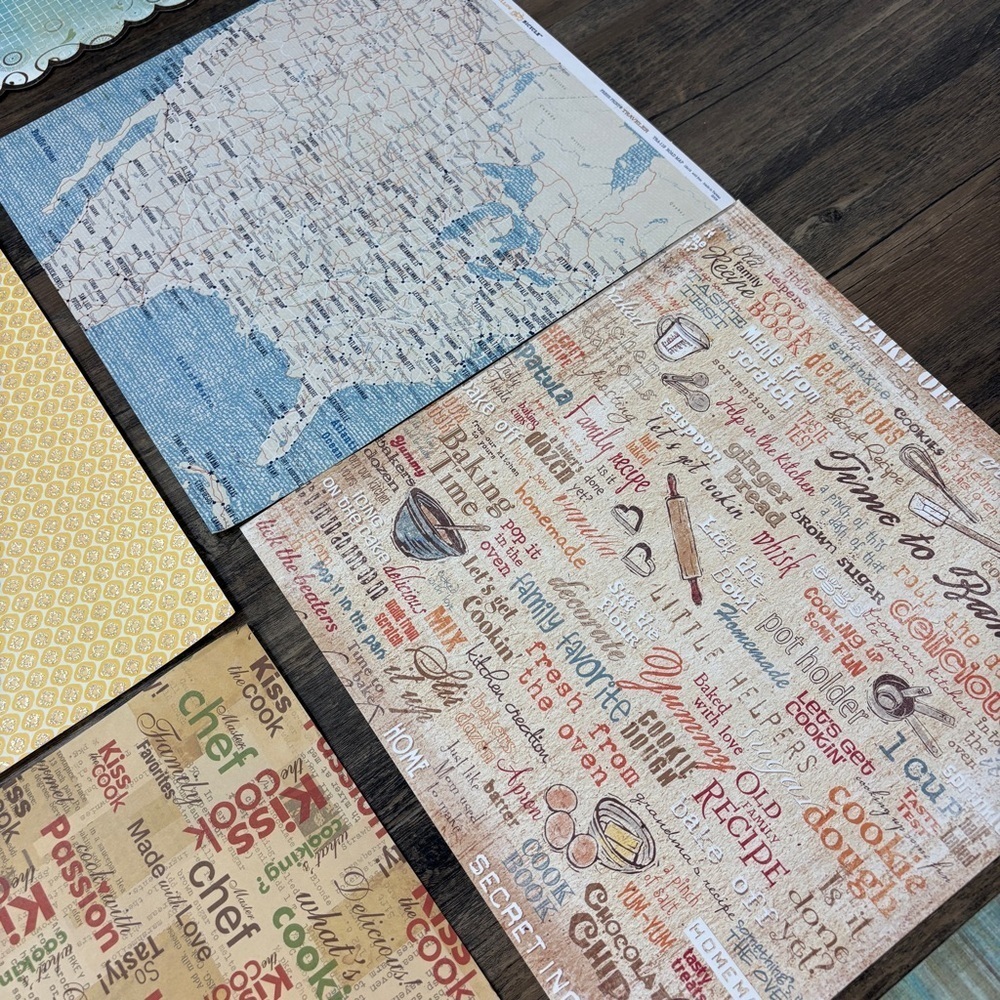 Assorted Patterned Craft Paper Stickers Lot - Picture 5 of 6